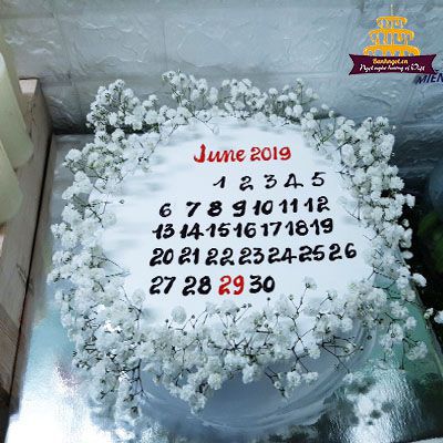 S17 Bánh kem Lịch tháng 6